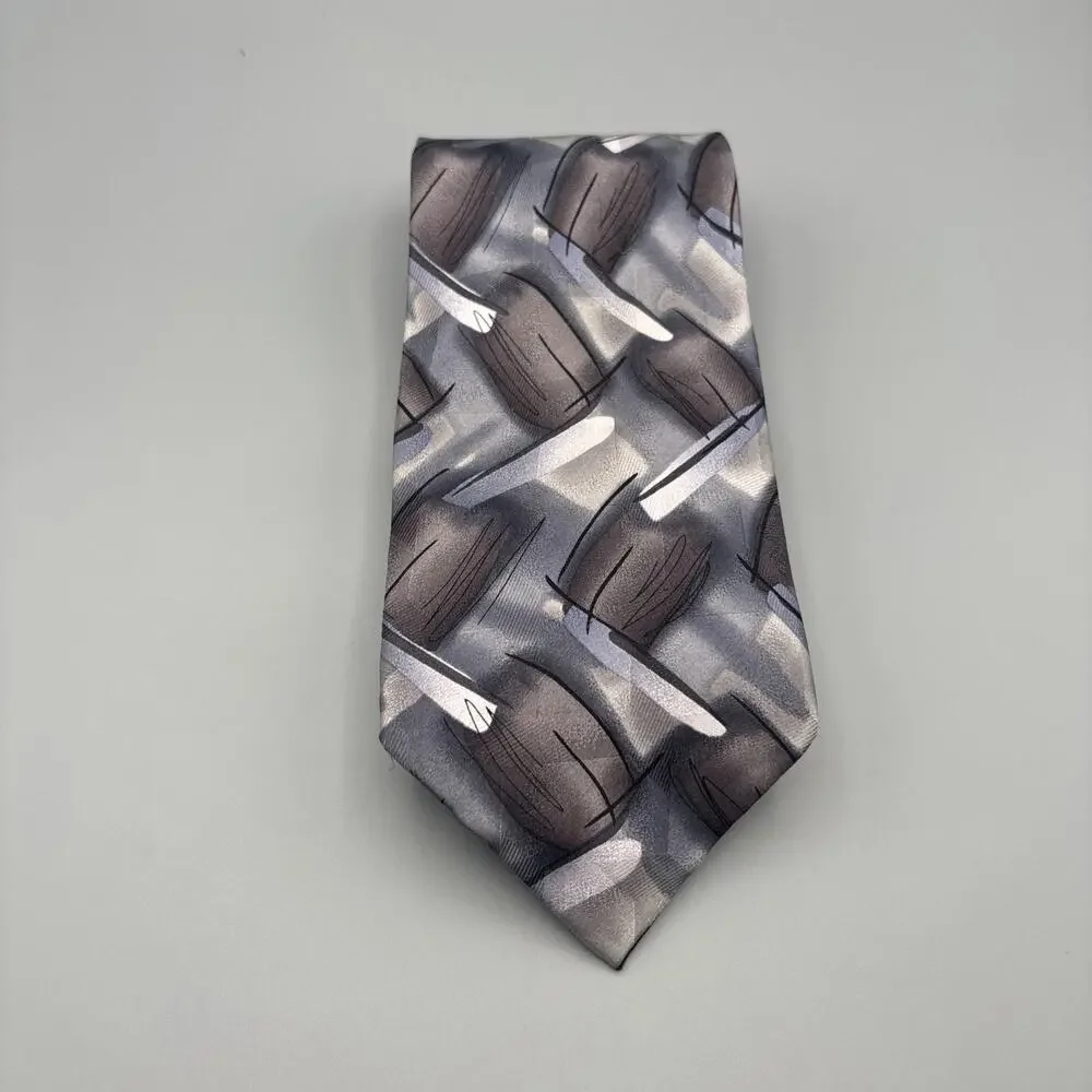 J Garcia Silk Necktie Modern Furniture Collection Thirty Four 34 Geometric Tie